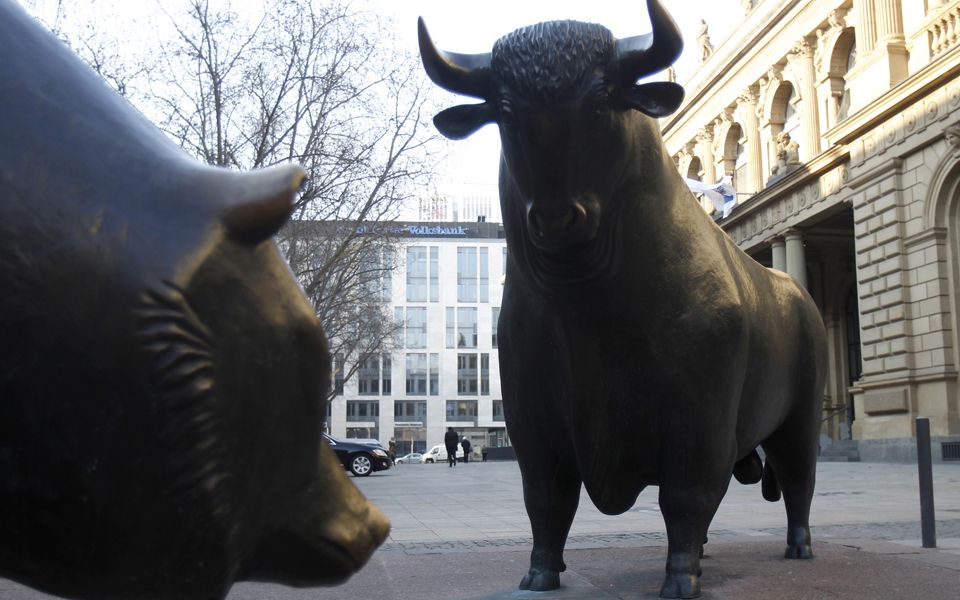 Wall Street Bull Bear bolsas