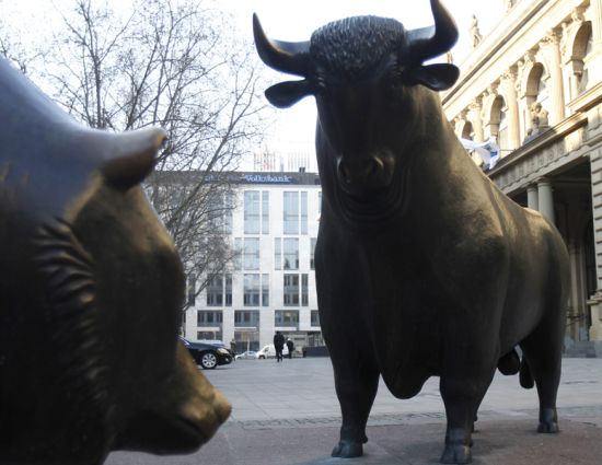 Wall Street Bull Bear bolsas