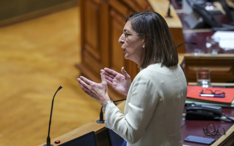 Ana Catarina Mendes e António Mendonça Mendes na Comissão Política