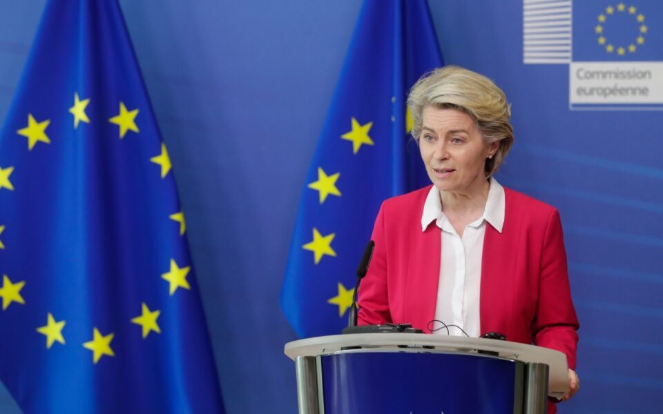 Von der Leyen e António Costa discutiram os “muitos desafios” que UE enfrenta