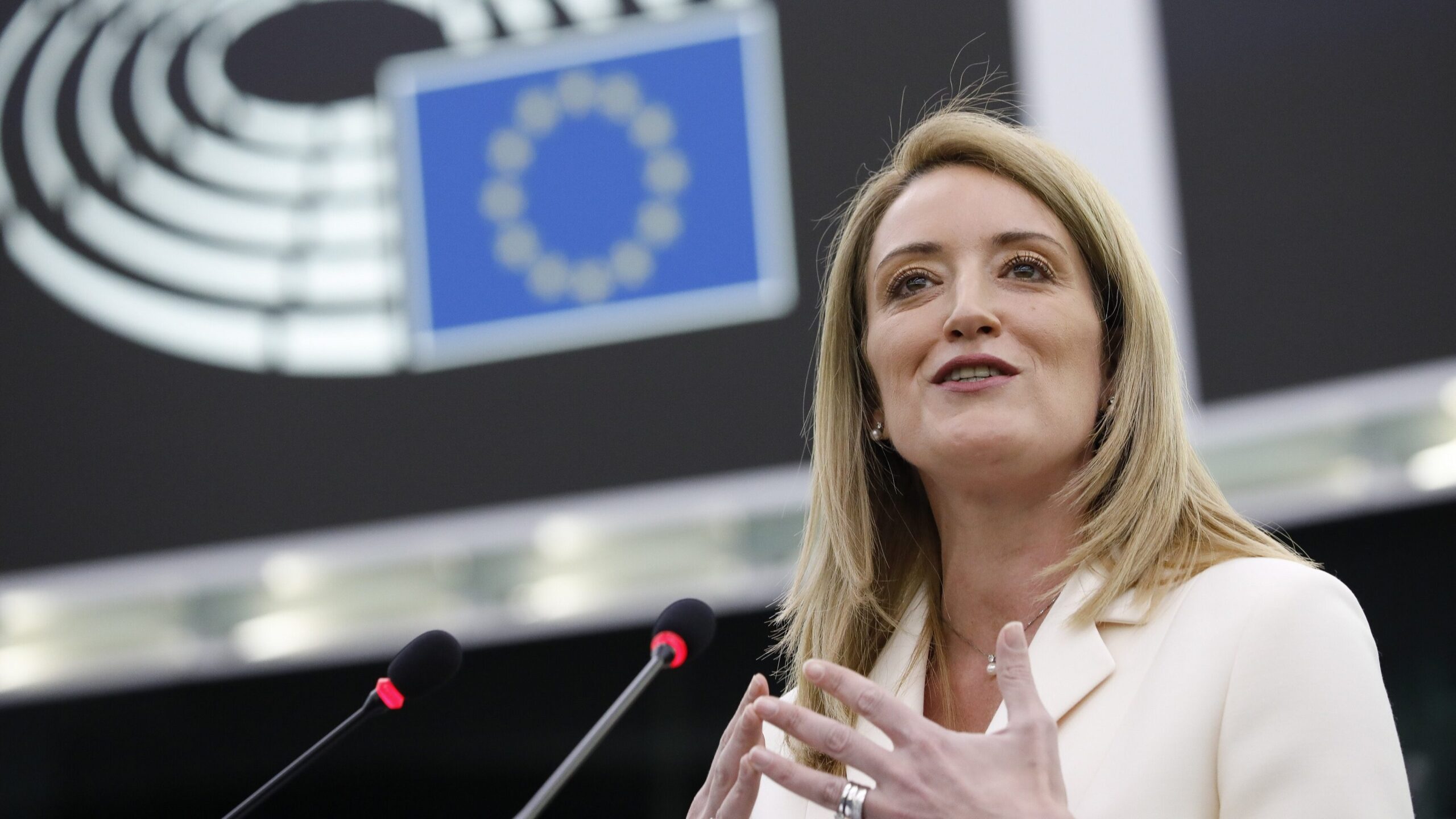 Roberta Metsola reeleita presidente do Parlamento Europeu