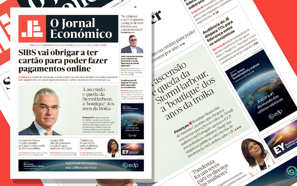 Leia aqui o Jornal Económico desta semana