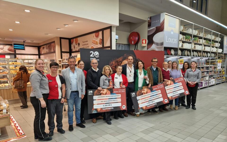 Madeira: Lojas Continente angariam mais de 74 mil euros para instituições locais