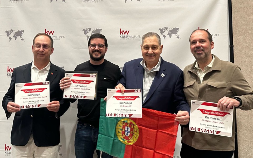 Keller Williams distinguida em Las Vegas pelo desempenho em Portugal