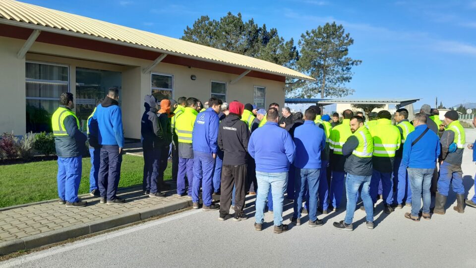 Trabalhadores da Etermar em protesto vão reunir com a administração a 5 de março