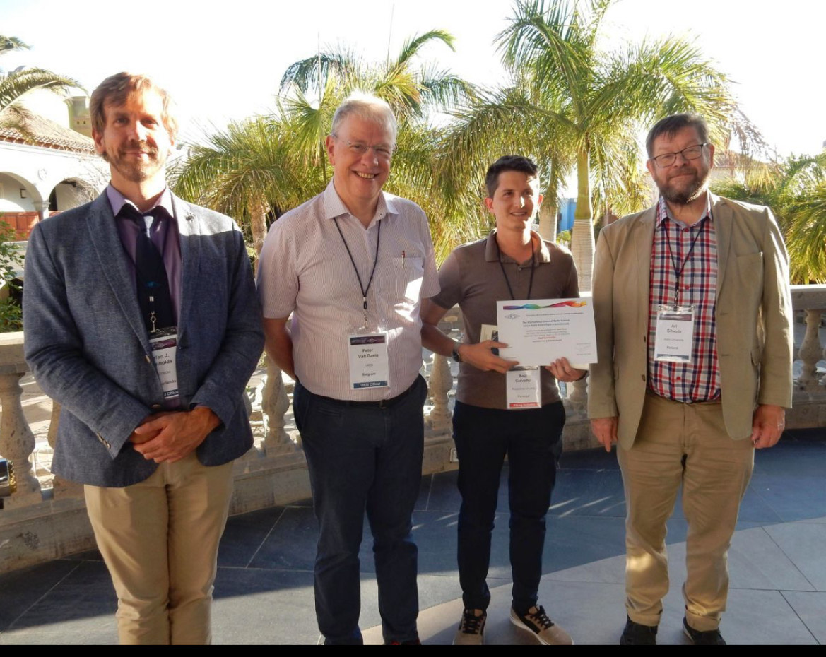 Aluno do Politécnico de Leiria recebe Prémio Jovem Cientista da URSI